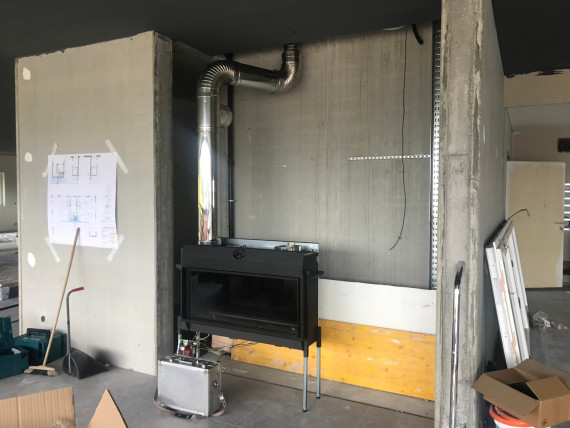 Inserto gas per camino